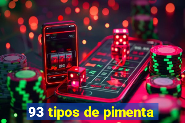 93 tipos de pimenta